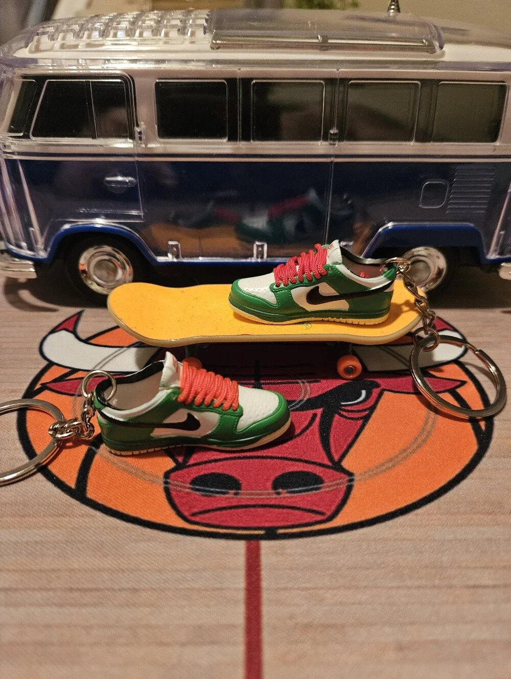 Pair of Mini sneaker keychain